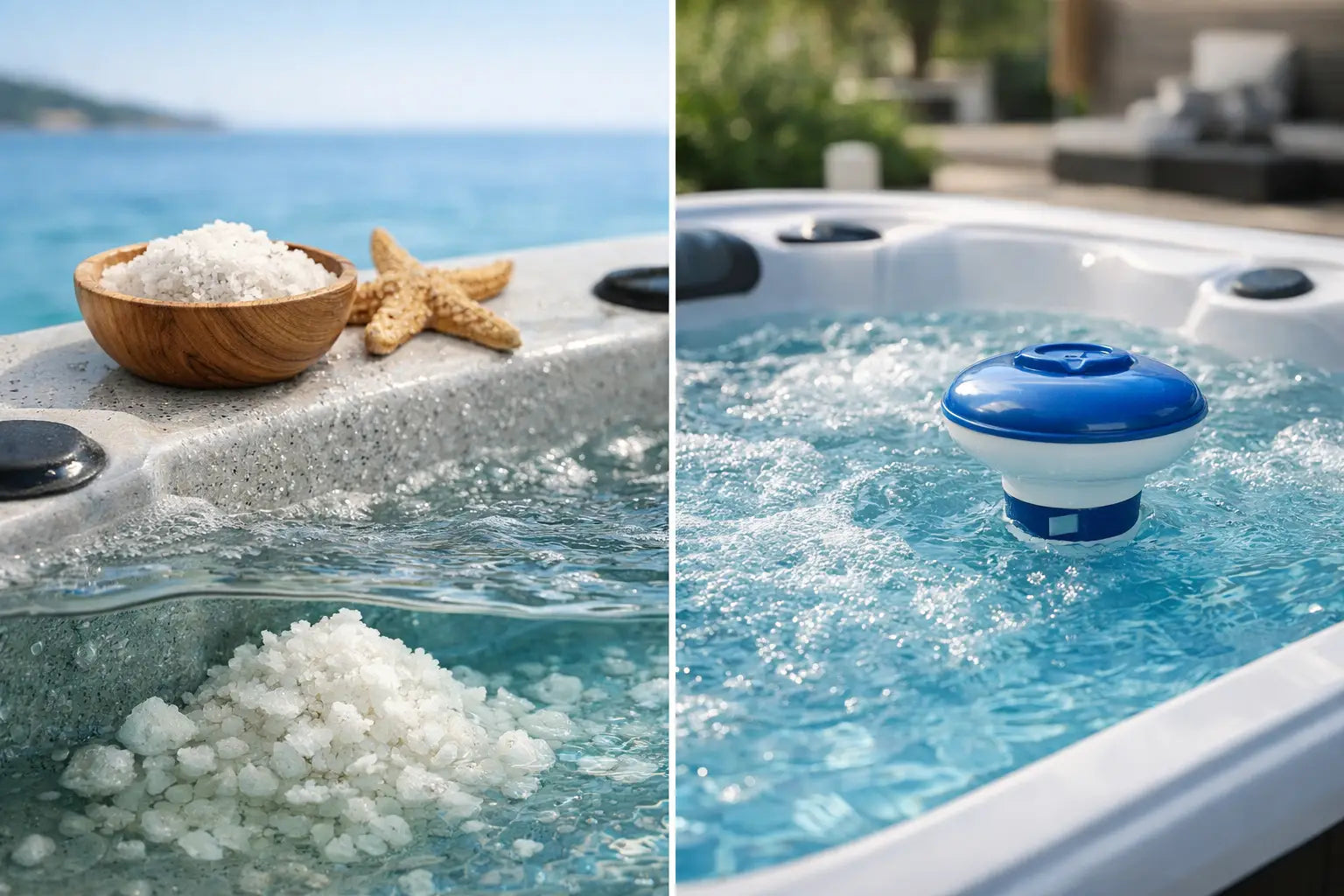 Salzwasser oder Chlorwhirlpool richtig wählen