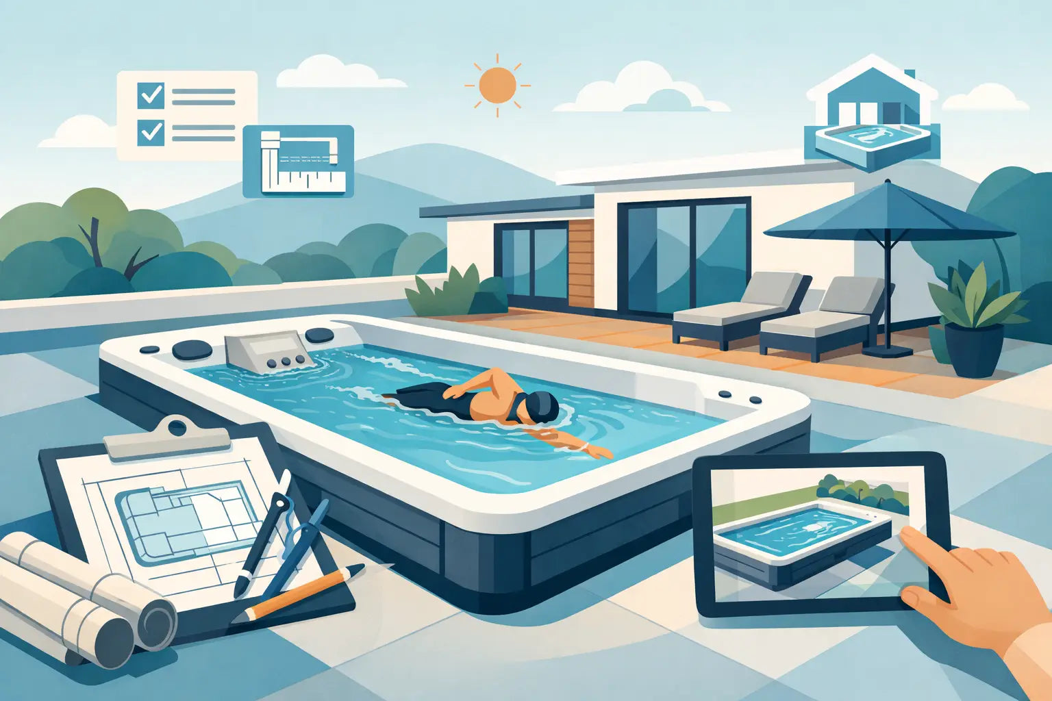 Swim Spa individuell planen: worauf es ankommt