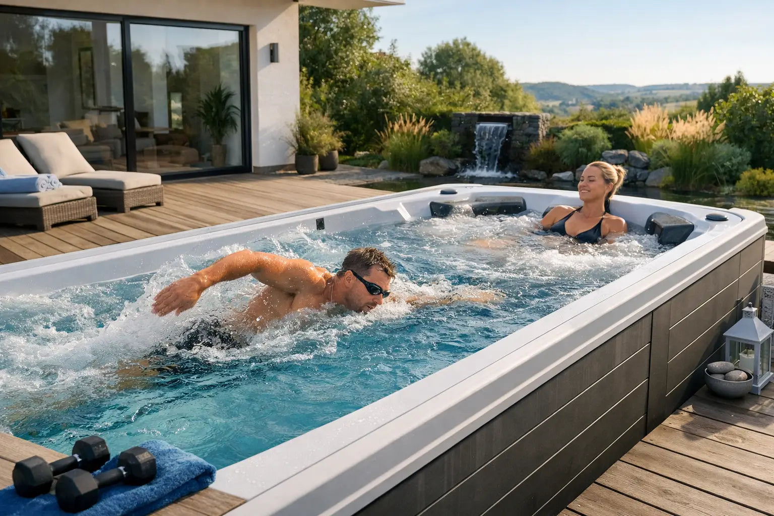 Swim Spa für Fitness und Wellness zu Hause