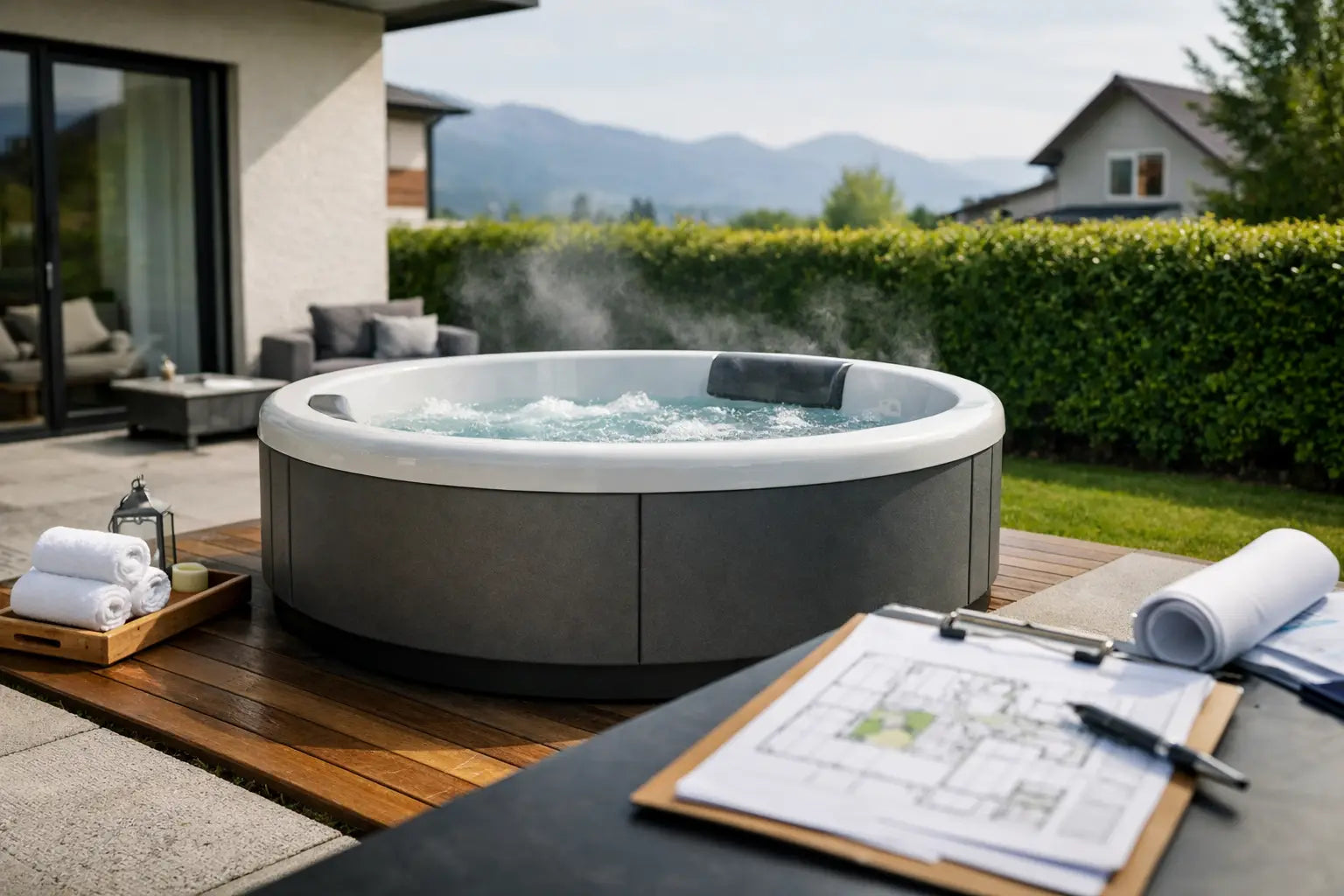 Braucht ein Hot Tub eine Baubewilligung?
