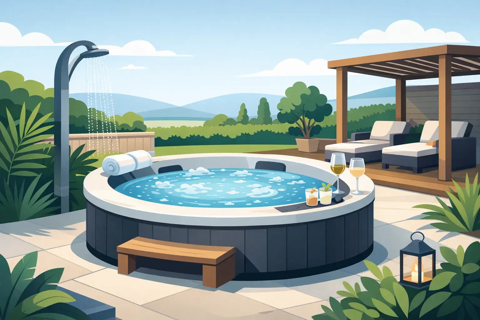 Whirlpool für den Garten richtig wählen