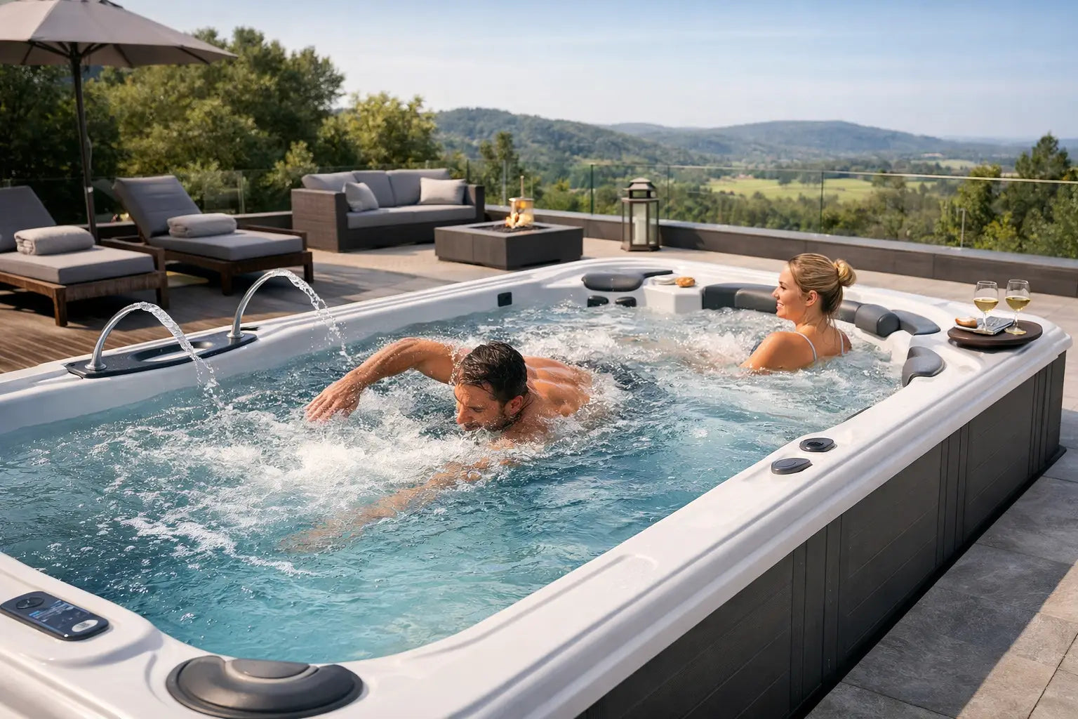 Ausstattungen für Swim Spas richtig wählen