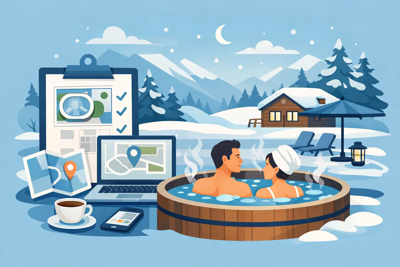 Hot Tub Winterfest Outdoor richtig planen