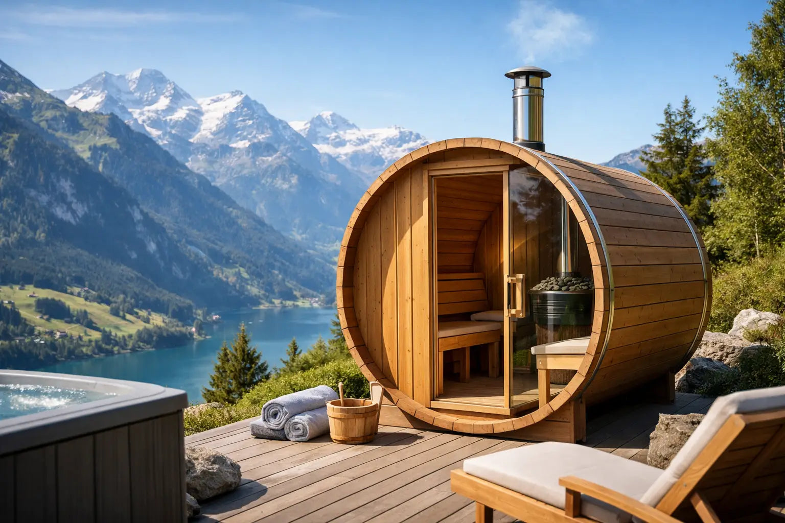 Outdoor Sauna in der Schweiz richtig planen