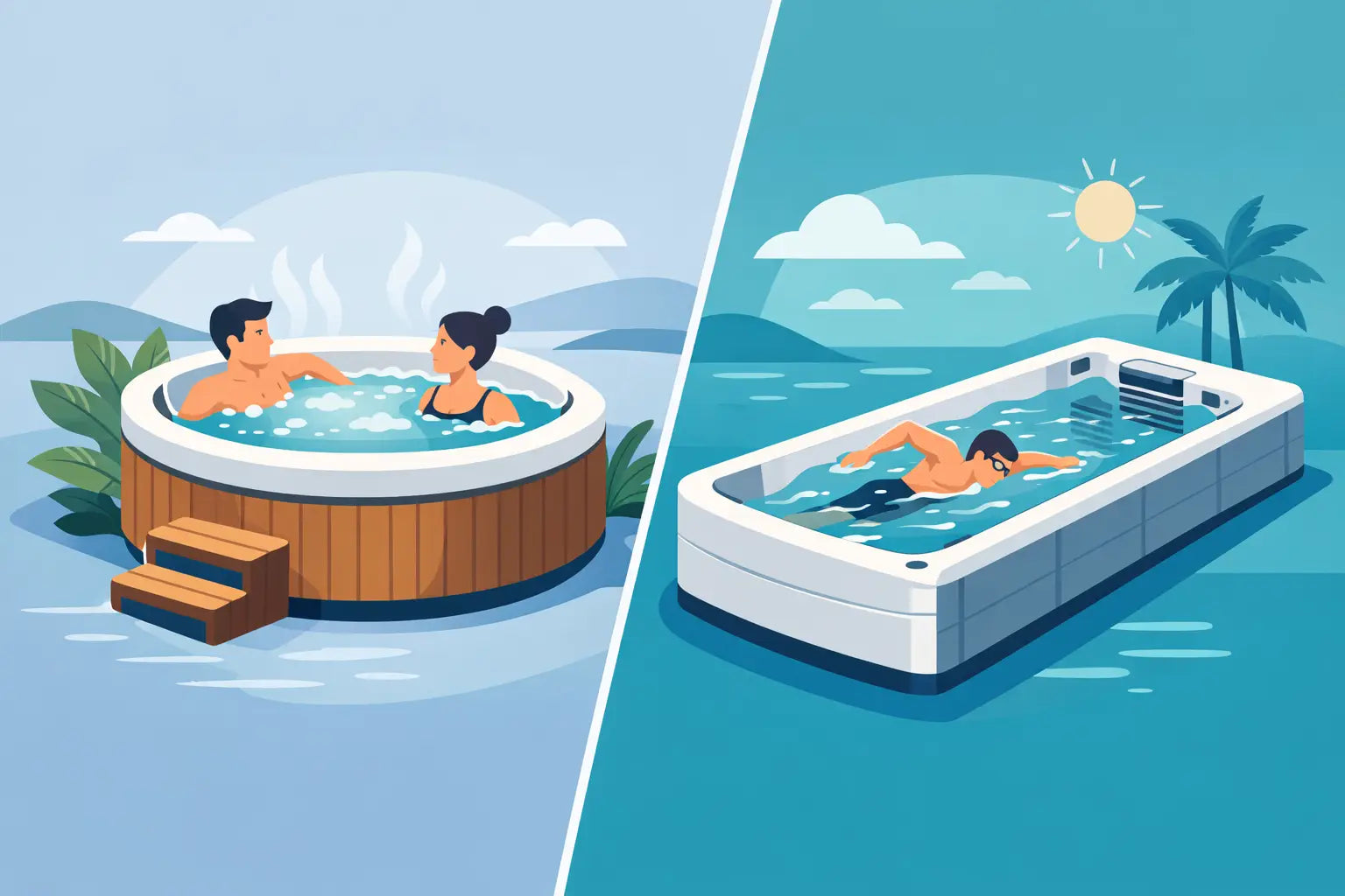 Hot Tub oder Swim Spa - was passt besser?