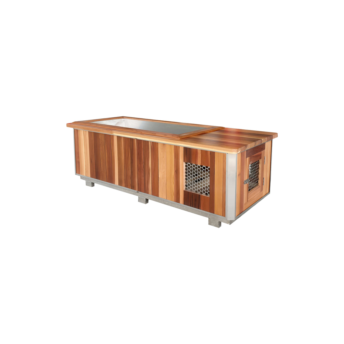 Icetub en acier inoxydable CASTOR, chiller inclus