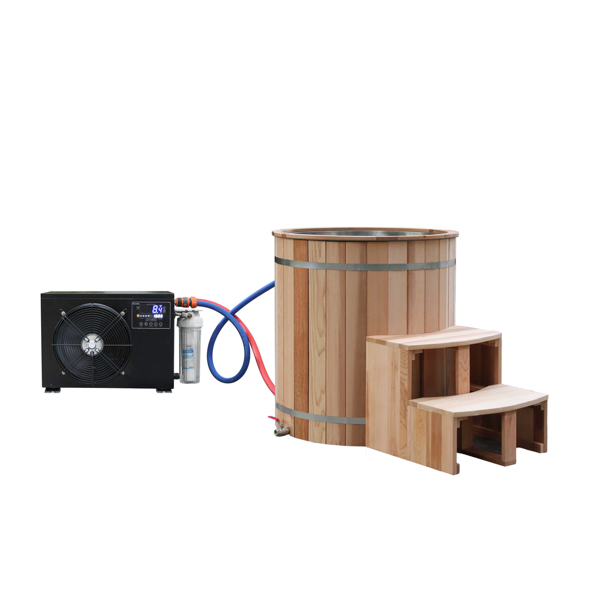 Icetub en acier inoxydable HASENMATT incl. chiller