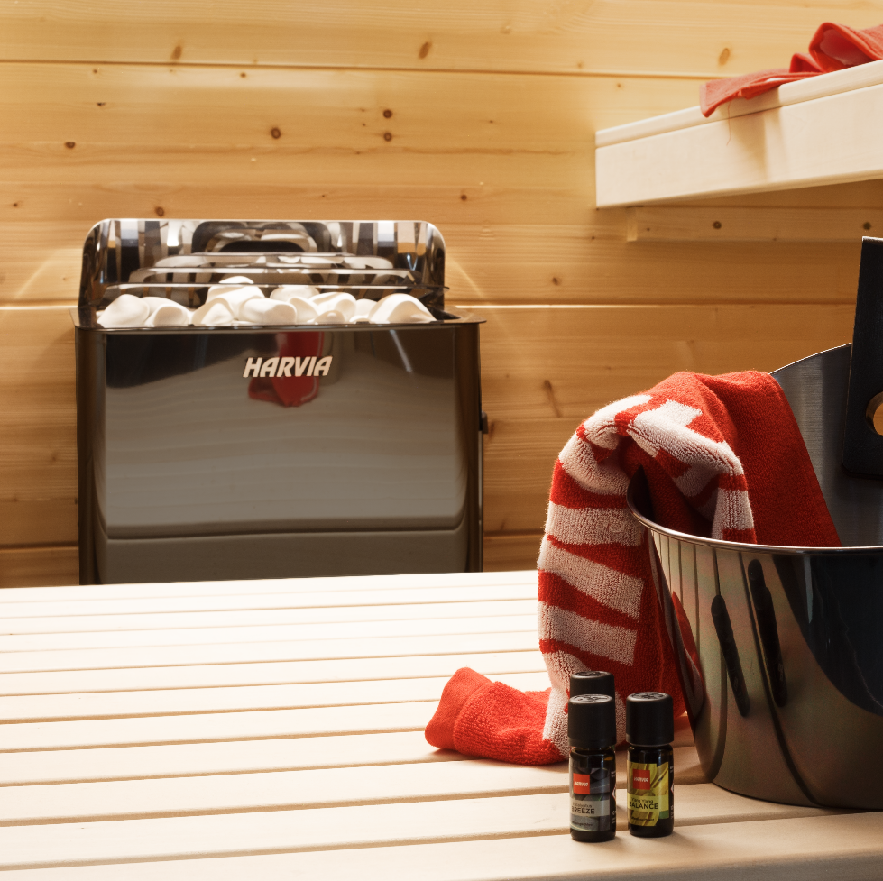 Poêle à sauna électrique Harvia The Wall SW45E noir 4,5 kW sans contrôleur
