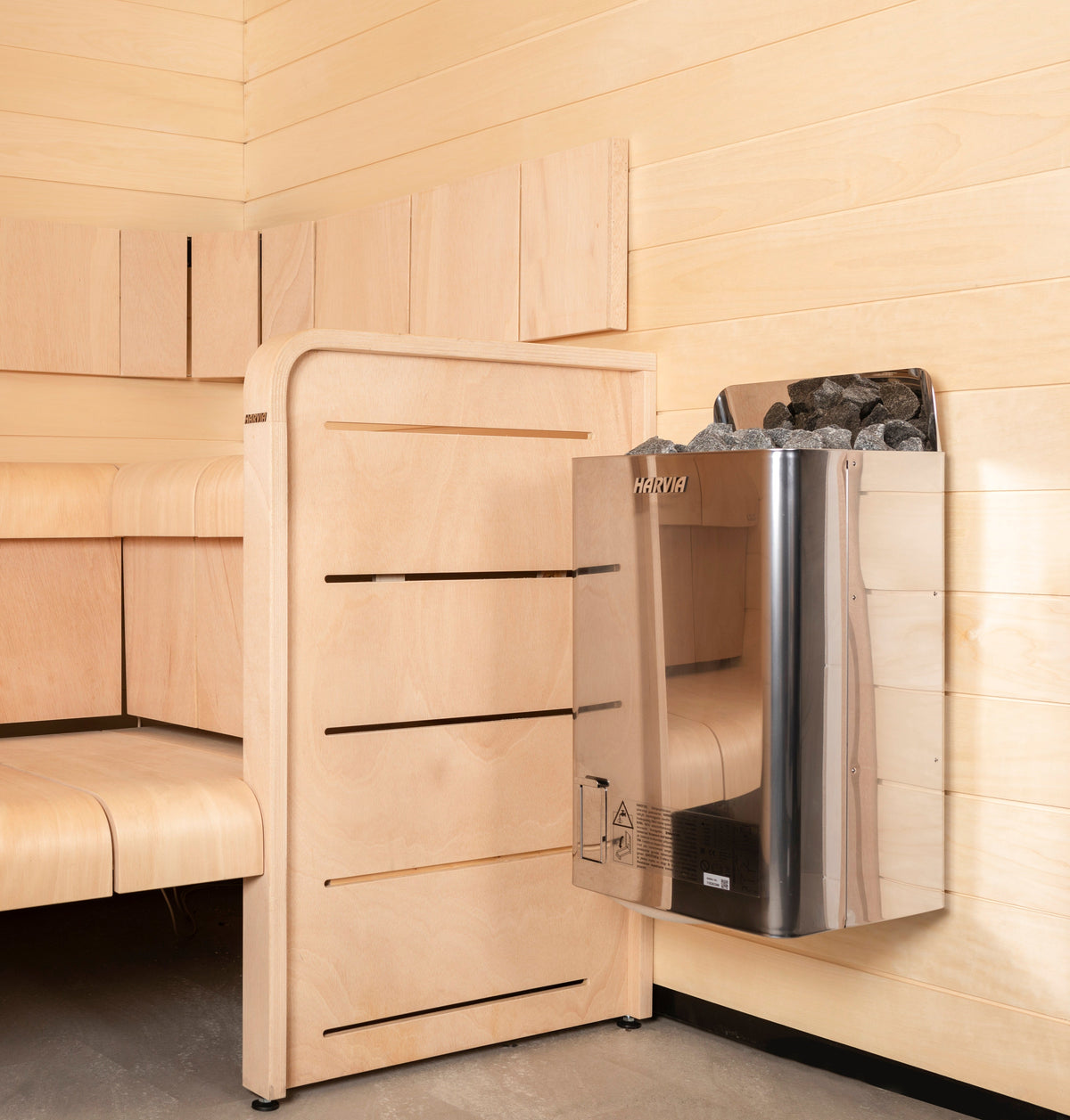 Copie du poêle à sauna électrique Harvia The Wall Combi SW745S 4,5 kW sans contrôleur