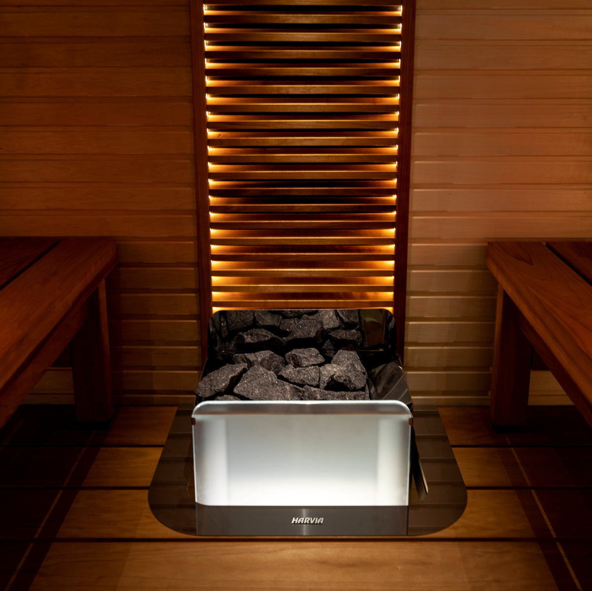 Poêle à sauna électrique Harvia The Wall SW60E 6,0 kW sans boîtier de commande