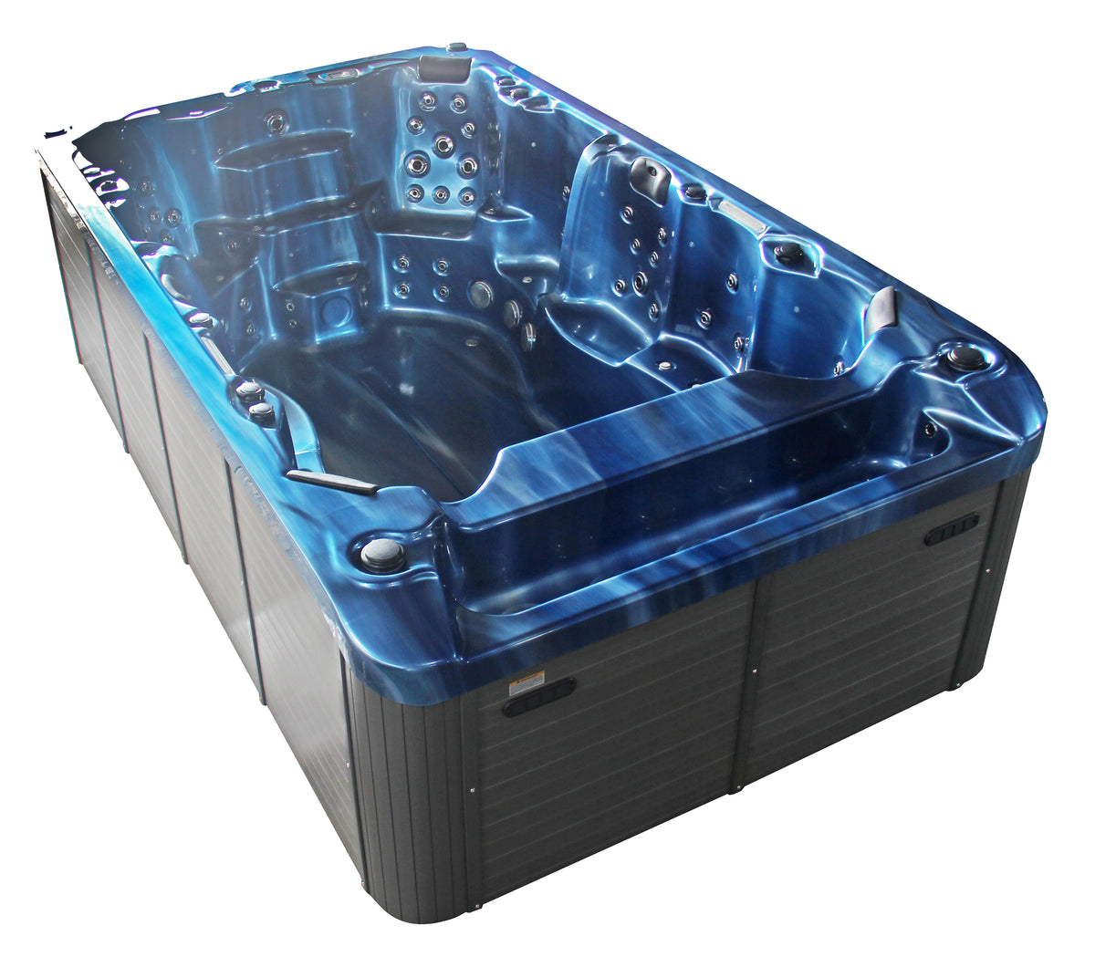 Selbstreinigender gewerbliche Infinity Swimspa IBIZA