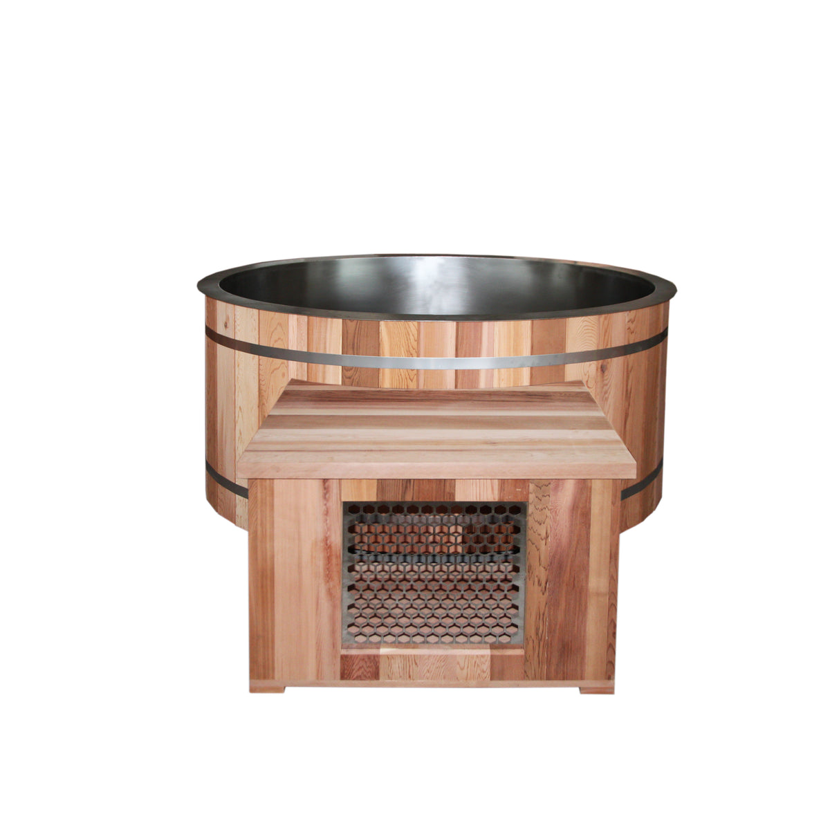 Icetub Oval en acier inoxydable DOM, chiller inclus