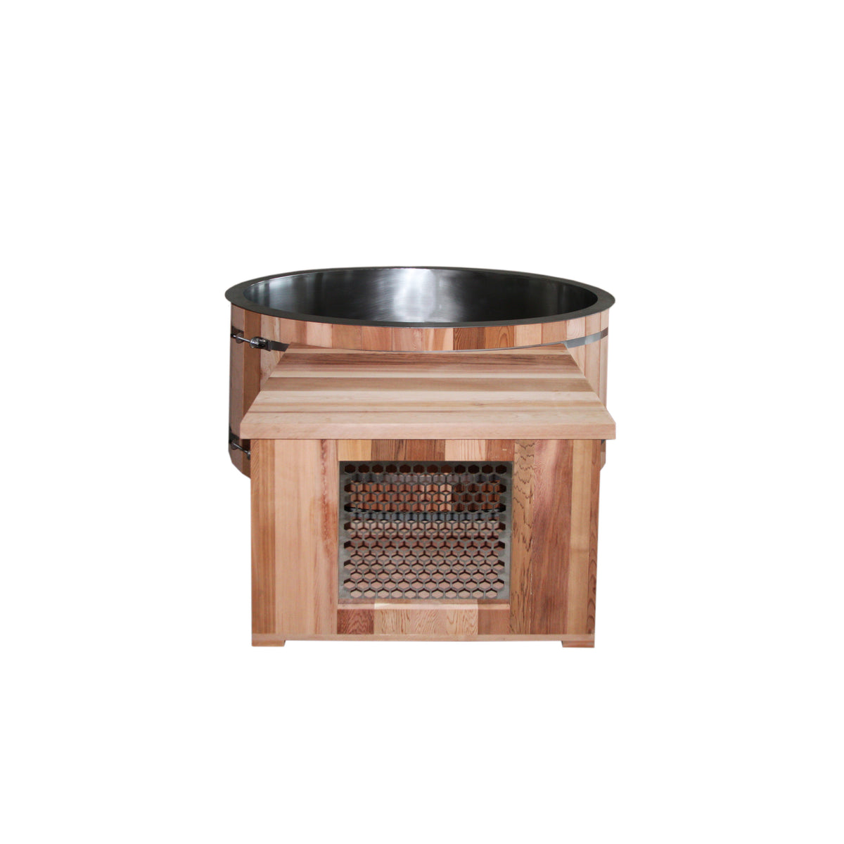 Icetub Oval en acier inoxydable DOM, chiller inclus