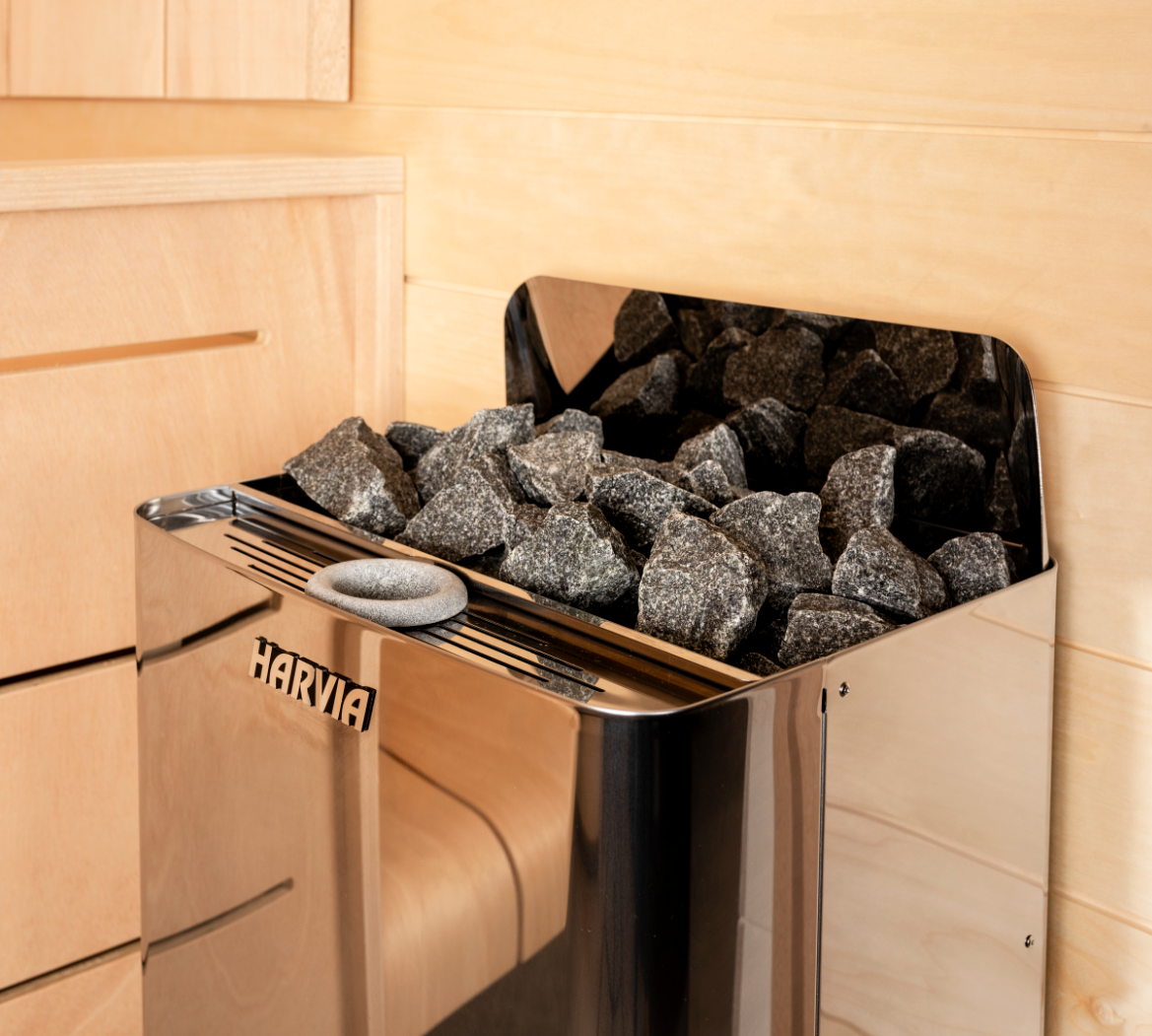 Copie du poêle à sauna électrique Harvia The Wall Combi SW745S 4,5 kW sans contrôleur