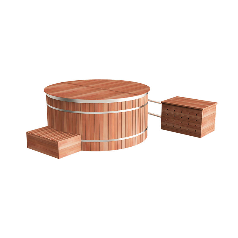 Icetub en acier inoxydable OASE, chiller inclus