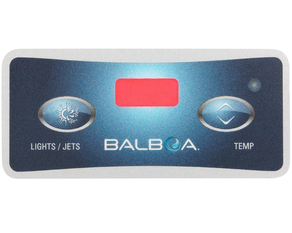 Balboa Lite Digital control panel sticker