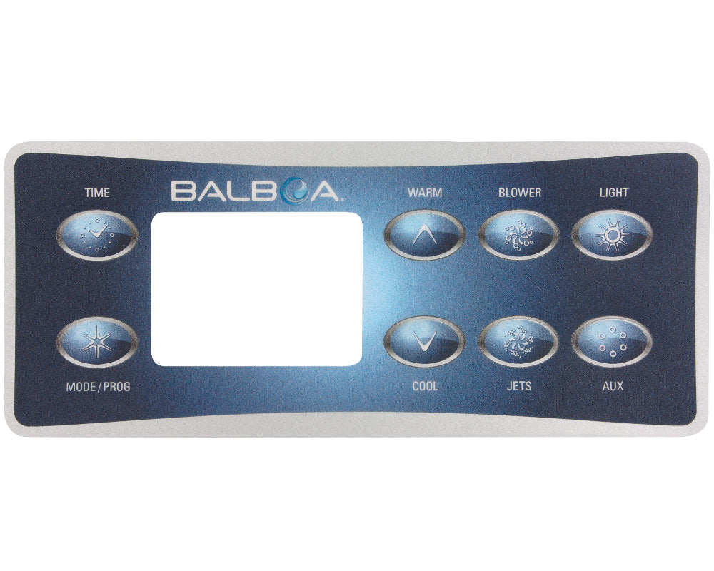 Balboa VL801D Autocollant de panneau de commande, 8 touches