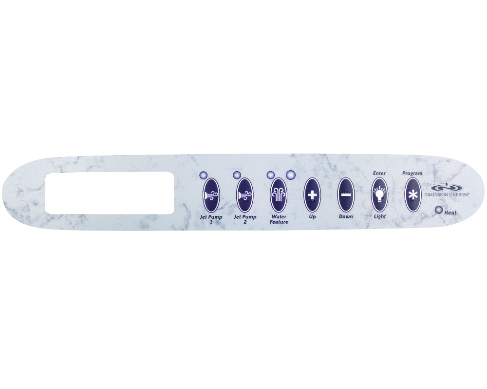 Autocollant Gecko TSC-24 / TSC-25 avec 7 touches