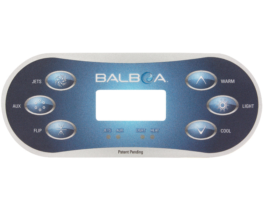 Balboa TP600 Autocollant du panneau de commande