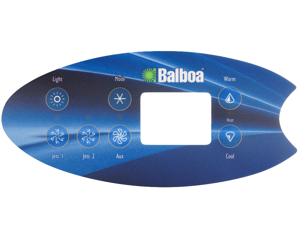 Balboa VL702S / ML554 Bedienfeld Aufkleber, 7 Tasten