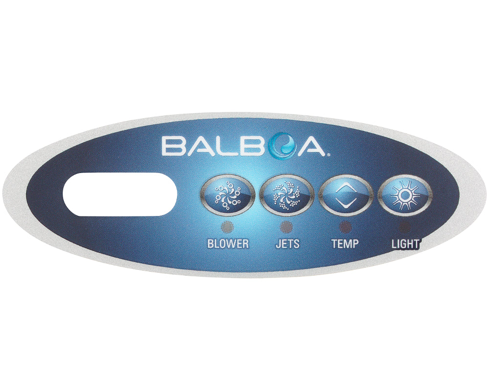 Balboa VL200 Autocollant du panneau de commande, 4 touches