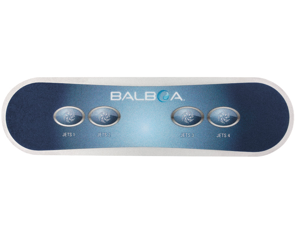 Balboa AX40 Panneau de commande autocollant, 4 touches