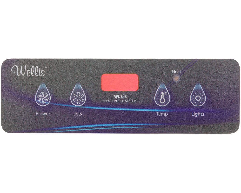 Wellis Aufkleber für Balboa VL403 Display