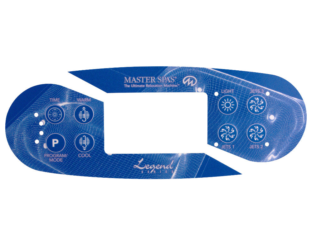 Autocollant 8 touches pour Master Spas Legend