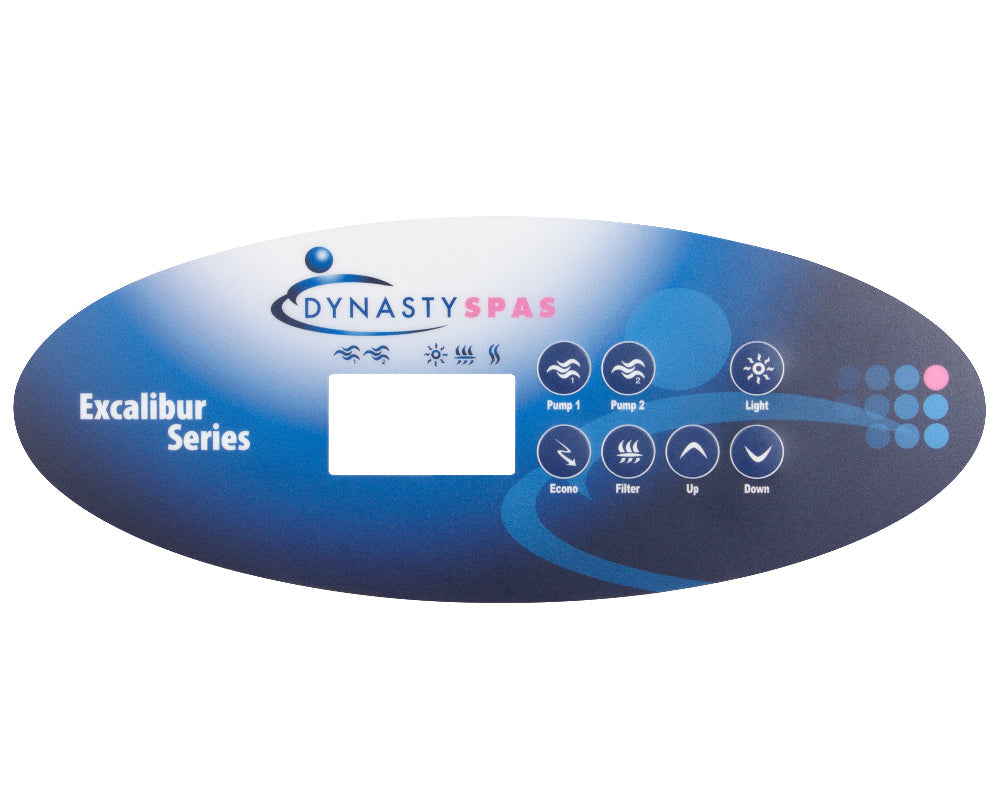 Gecko TSC-52 Aufkleber - Dynasty Spas Excalibur