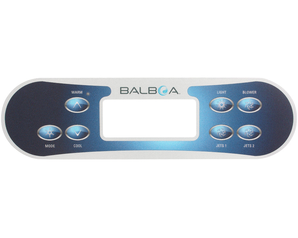 Balboa VL700S Autocollant de panneau de commande, 7 touches