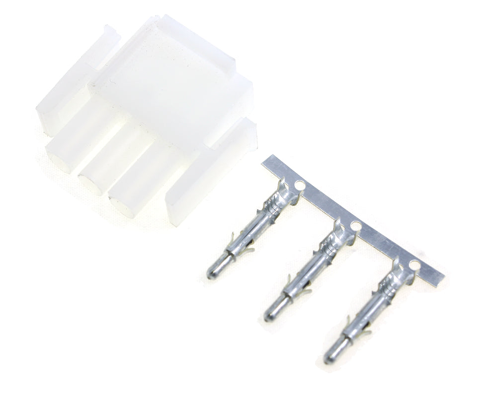 Connecteur AMP avec 3 broches mâles