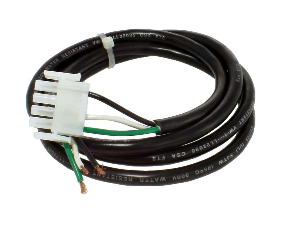 AMP cable and plug with 3 wires max. 1300 W