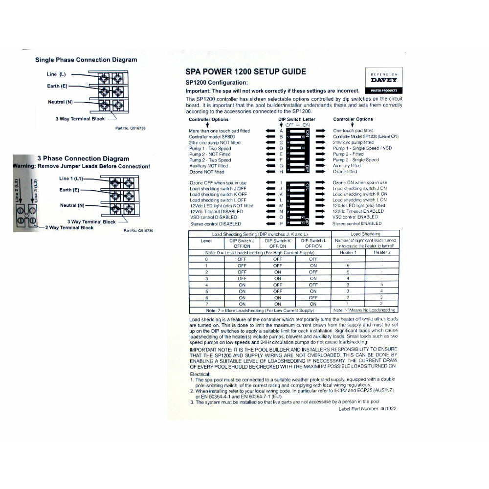 Contrôleur de spa SpaPower SP1200
