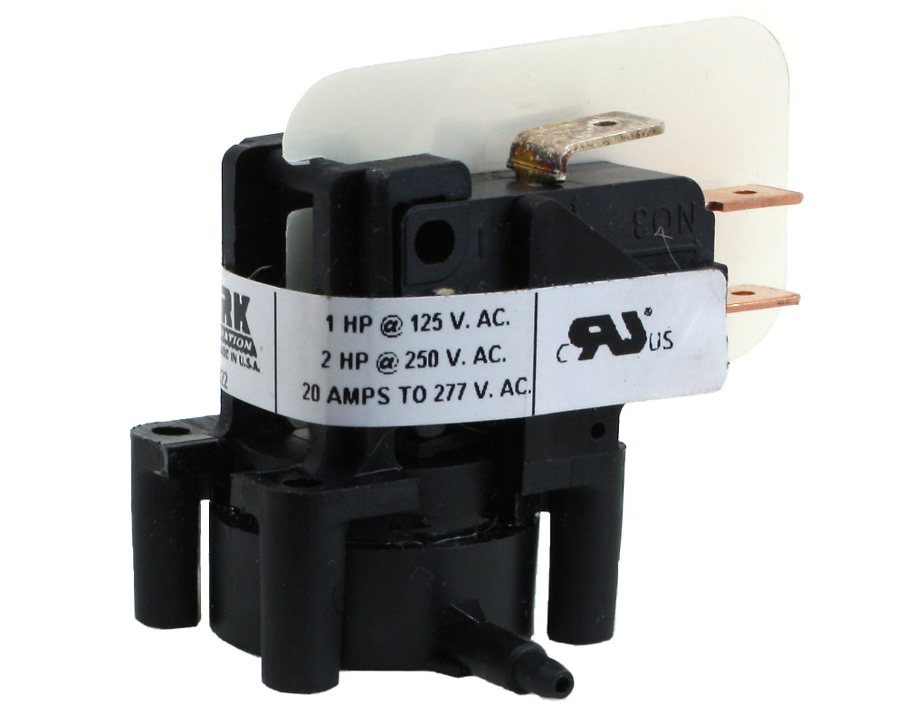 Pressostat pneumatique bistable Tecmark DPDT, entrée latérale