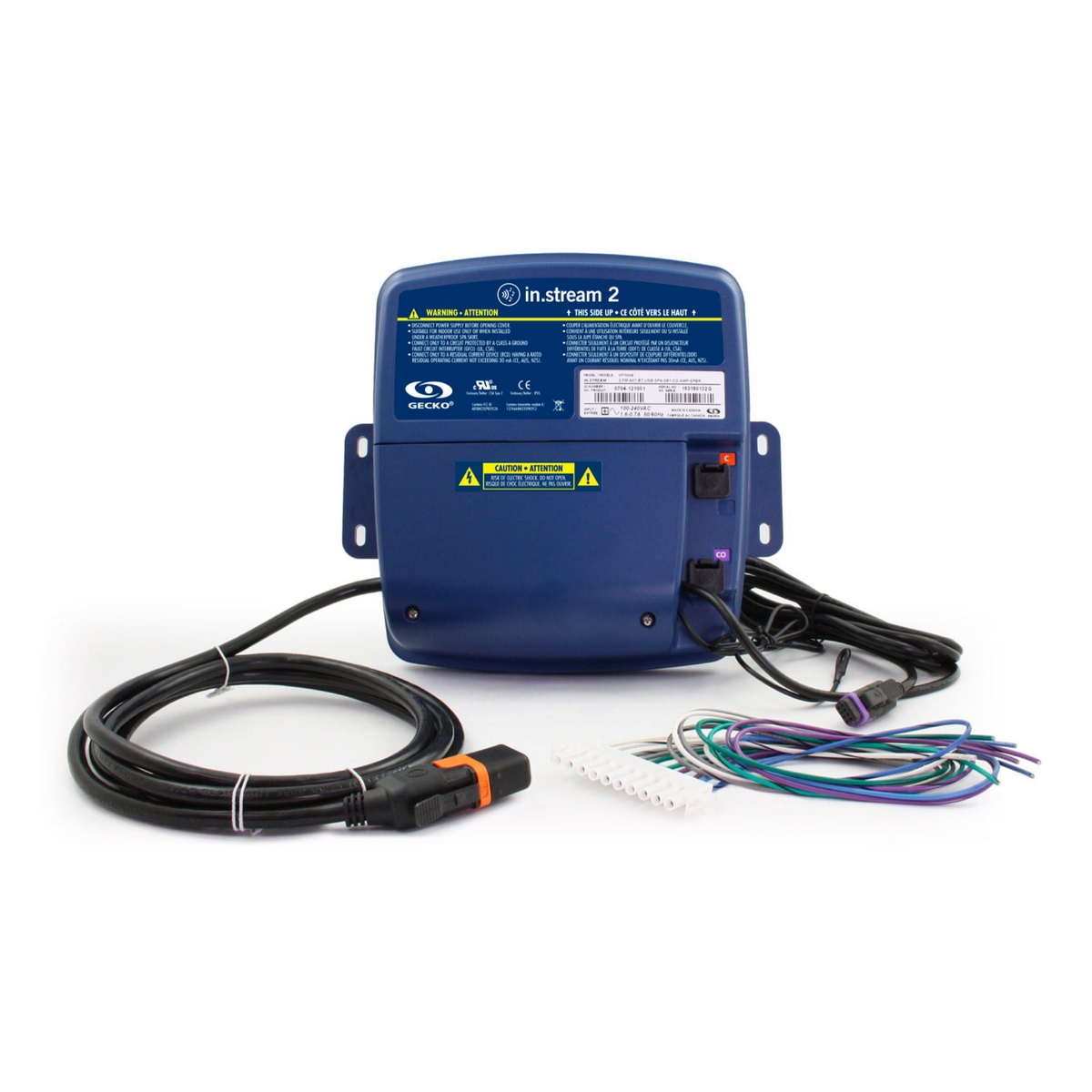 Gecko IN.STREAM 2 Système audio, alimentation et câble