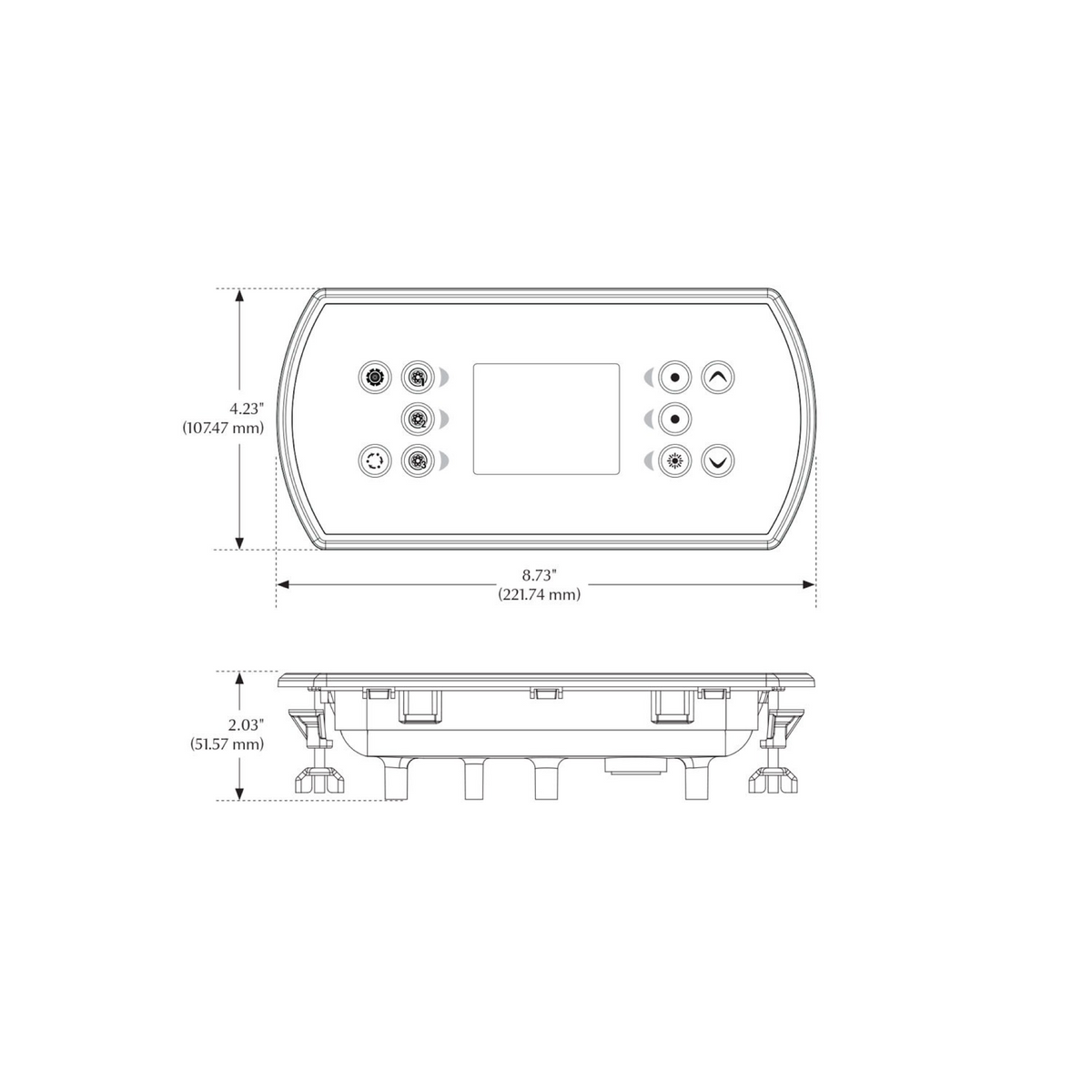 Ecran tactile Gecko IN. K800-CLEAR
