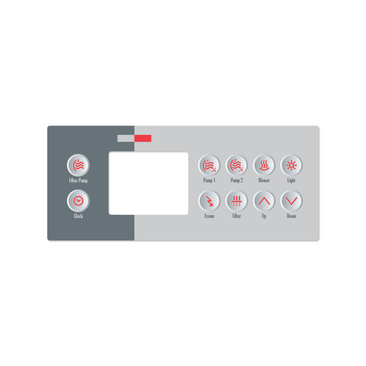 Gecko Display autocollant TSC-4-10K-GE1, 3 POMPES