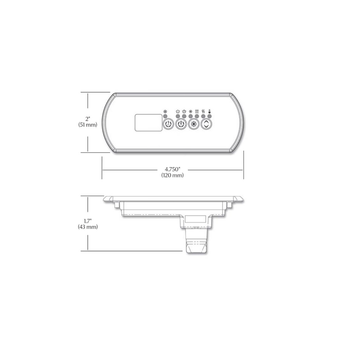 Présentoir Gecko IN. K200 pour 1 système de pompe ou 2 systèmes de pompe